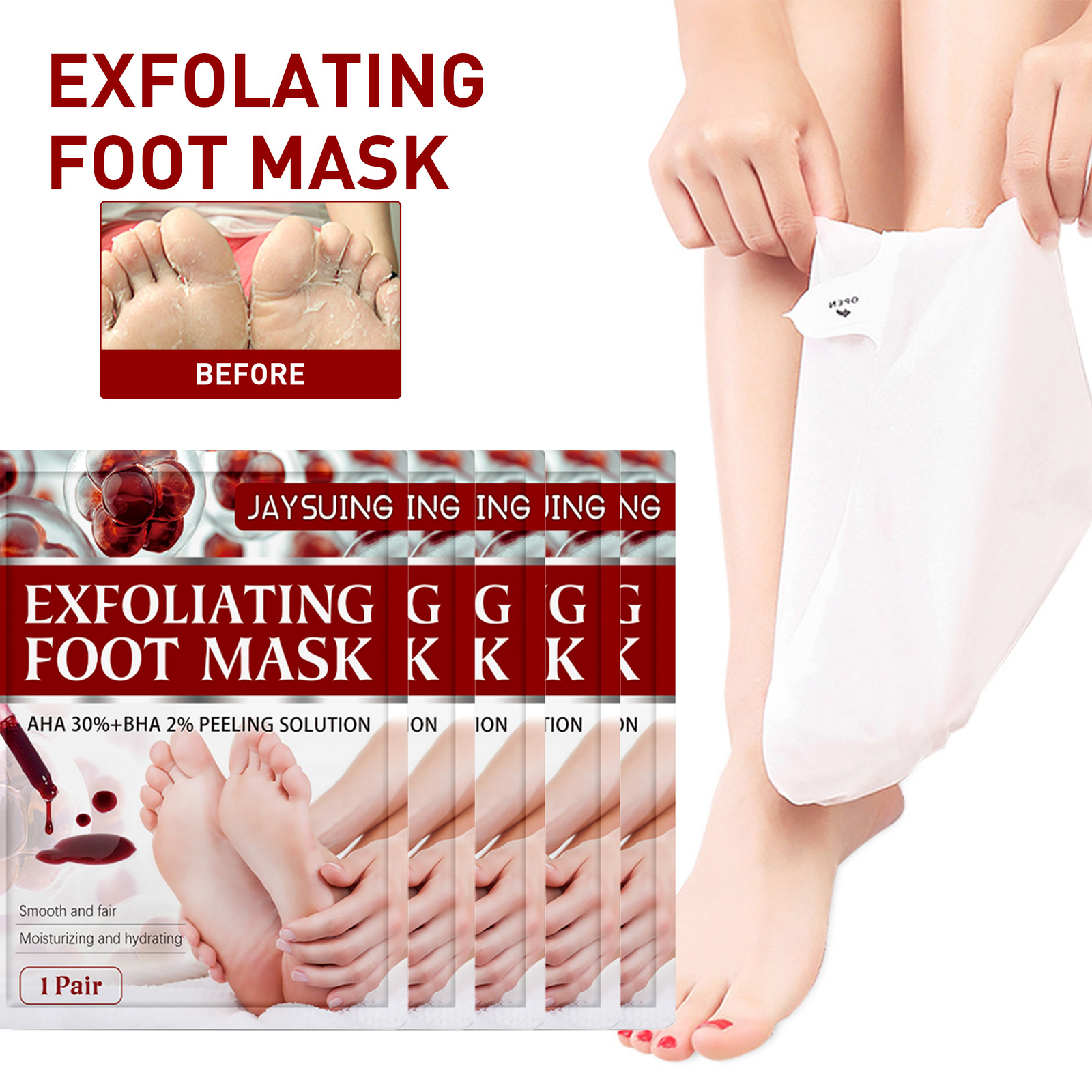 Foot Mask Peeling - AHA – masque exfoliant pour les