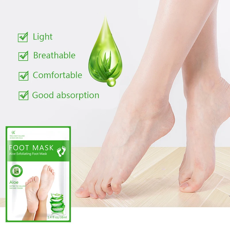 Foot Mask Peeling - Masques exfoliants pour les pieds, chaussettes