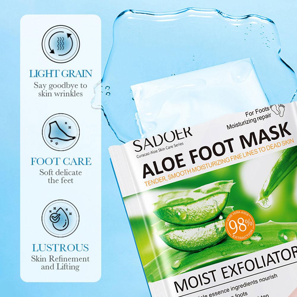 Masque pour les pieds à l'aloe - Foot Mask Peeling avis et prix
