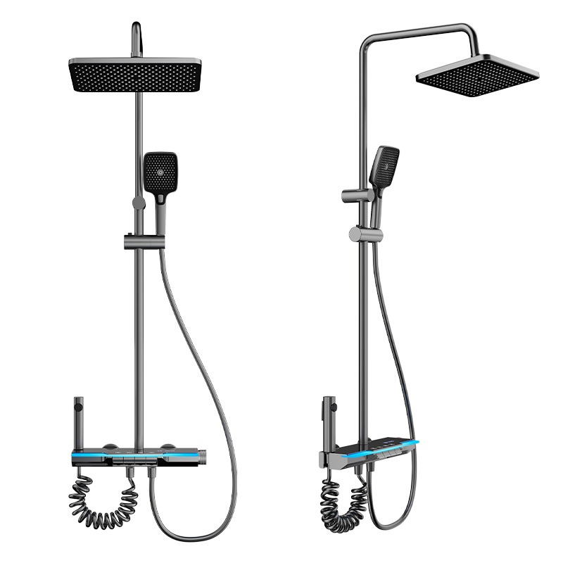 Ensemble de douche gris anthra - Spa & Wellness Zámeček Petrovice avis et prix