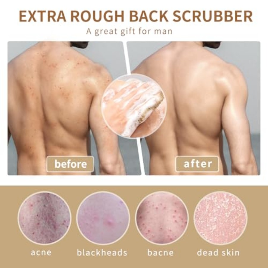 Éponge exfoliante extra-épaiss - Body Loofah Natural avis et prix