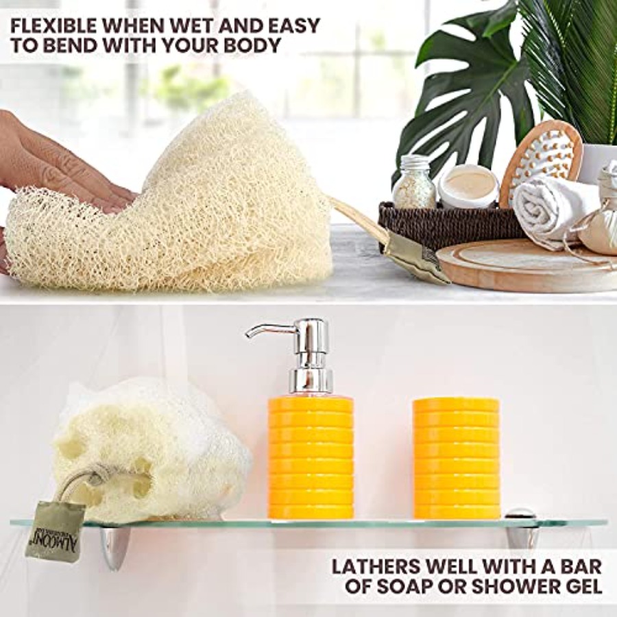 Éponge exfoliante naturelle en - Body Loofah Natural avis et prix