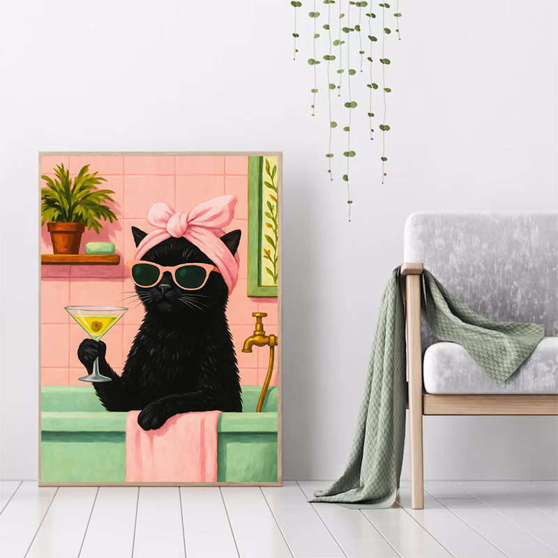 Chat avec Martini dans la baig - Spa Wellness Images avis et prix